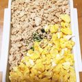 きくらげテリア's cooksnap of when they made 子供も大好き♡鶏そぼろの2色丼.