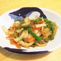 ピーナッツ豆腐's cooksnap of when they made 簡単★玉ねぎ・人参・ピーマンの醤油炒め♬.