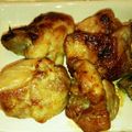カナリア's cooksnap of when they made すき焼きのタレで♪鶏のてりってり焼き.