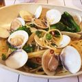 クックLFL6TY☆'s cooksnap of when they made ハマグリと菜の花のペペロンチーノ風パスタ.