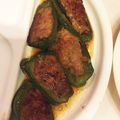 3姉弟Miota's cooksnap of when they made 我が家のピーマンの肉詰め.