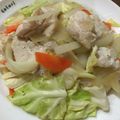 ☆彩穂凛☆'s cooksnap of when they made 塩麹で鶏むね肉やわらか〜♪ ガリバタ炒め.