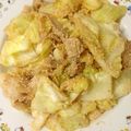 はるはるへ's cooksnap of when they made キャベツとじゃがいもの明太マヨ.