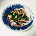 Mandy's cooksnap of when they made サッと1品＊イカと春菊の塩麹炒め.