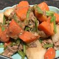 LillyAngel's cooksnap of when they made かぶ丸ごと使用☆かぶと豚肉の味噌炒め.