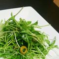 0．mimi＊＊'s cooksnap of when they made 水菜とオリーブのサラダ.