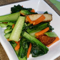 heta's cooksnap of when they made 小松菜と油あげの炒め物.