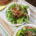まみりんpink's cooksnap of when they made ベビーリーフとさんまの蒲焼き缶のサラダ.