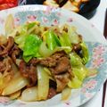 赤きんぎょ16's cooksnap of when they made 豚肉とキャベツの胡麻味噌炒め.