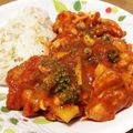 omyuo's cooksnap of when they made 簡単豪華なチキンのトマト煮込み☆.