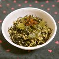 mmameco's cooksnap of when they made ひじきと高菜、豚ひき肉の煮物.