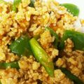 mimibox33's cooksnap of when they made ピーマンひき肉コチュジャン炒め.