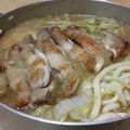 gonnanmama's cooksnap of when they made かりかりチキンの雪見煮込みうどん.