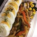 にゃん♪にゃん♪'s cooksnap of when they made 【糖質０麺】やせおか☆焼きうどん風弁当.