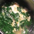 パクパクpanda's cooksnap of when they made ほうれん草と卵のスープ.