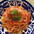 smilytable's cooksnap of when they made トマトジュースで簡単トマトパスタ！.