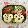 まいゆいめいママ's cooksnap of when they made キャラ弁☆ダッフィーとシェリーメイ.