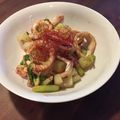 ミンャラホ's cooksnap of when they made イカがしっとり柔らか～い*セロリの塩炒め.