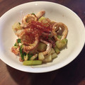ミンャラホ's cooksnap of when they made イカがしっとり柔らか～い*セロリの塩炒め.