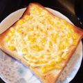 みじんこぱらだいす's cooksnap of when they made 朝から簡単♫コーンマヨトースト〜.
