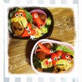 toramom's cooksnap of when they made （キャラ弁）キョロちゃんお稲荷.