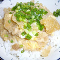 まぶたん's cooksnap of when they made 掻き揚げの卵とじ.