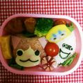 ayarin☆'s cooksnap of when they made 妖怪ウォッチキャラ弁ジバニャンウィスパー.