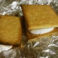 卵せんべい's cooksnap of when they made 熱々マシュマロおやつ（スモア）.