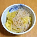 つちかな's cooksnap of when they made 寒い日はモヤシとキャベツのスープナムル☆.