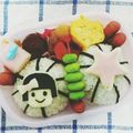 mayukate's cooksnap of when they made 簡単♪おかっぱヘアの女の子＊キャラ弁.