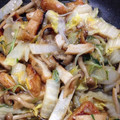 もち子29's cooksnap of when they made 白菜と水菜とさつま揚げのさっと煮♪.