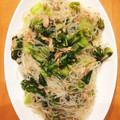 ひまま。そま。うた。's cooksnap of when they made 青梗菜とツナ、春雨の中華炒め.