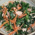 ささゆき77's cooksnap of when they made たくさん食べられる♪春菊と人参のツナマヨ.