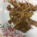 o0oあやかo0o's cooksnap of when they made 焼き肉のタレ de きんぴらごぼう焼き肉.