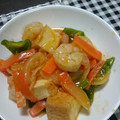 なおつん0802's cooksnap of when they made 厚揚げとえびのチリソース.