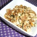　ageha's cooksnap of when they made 豆腐としめじの大葉炒め☆焼肉のたれで♪.