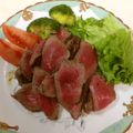 ぼなちょ's cooksnap of when they made レンジで簡単♡柔らかローストビーフ❁*+.