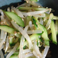クックZ8J4H4☆'s cooksnap of when they made もやしときゅうりのナムル.
