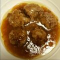 みんてあ's cooksnap of when they made ★豚肉団子の照り焼き丼★.
