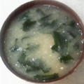 サーフブレイド's cooksnap of when they made 生ワカメと大根の味噌汁.
