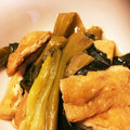 しのちん♡'s cooksnap of when they made 小松菜と薄上げの和え物.