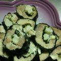 tanzanite's cooksnap of when they made 長いも大葉チーズ♪塩麹で美味むね肉巻き♪.