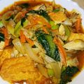 rosearoma's cooksnap of when they made １５分！厚揚げのピリ辛で甘辛い中華炒め.