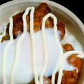 mmiom's cooksnap of when they made 冷凍食品活用で簡単★温たまから揚げ丼.