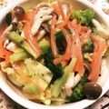 ぴこぴこはにゃ's cooksnap of when they made 蒸しキャベツの…コーンスープ・野菜餡かけ.
