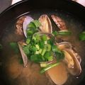 Koro913's cooksnap of when they made 出汁不要で美味しい「あさりの味噌汁」.