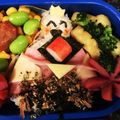 岩崎ゆり's cooksnap of when they made キャラ弁☆おにぎり６３・おひなさま.