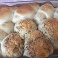 andy7034's cooksnap of when they made 中力粉でほわほわ～ちぎりパン.