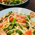 uka0430's cooksnap of when they made 菜の花とあさりのパスタ.