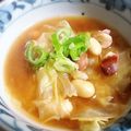 ＴＯＭＯＷＡＴ's cooksnap of when they made 【快腸】キャベツと豆のズボラ味噌汁.